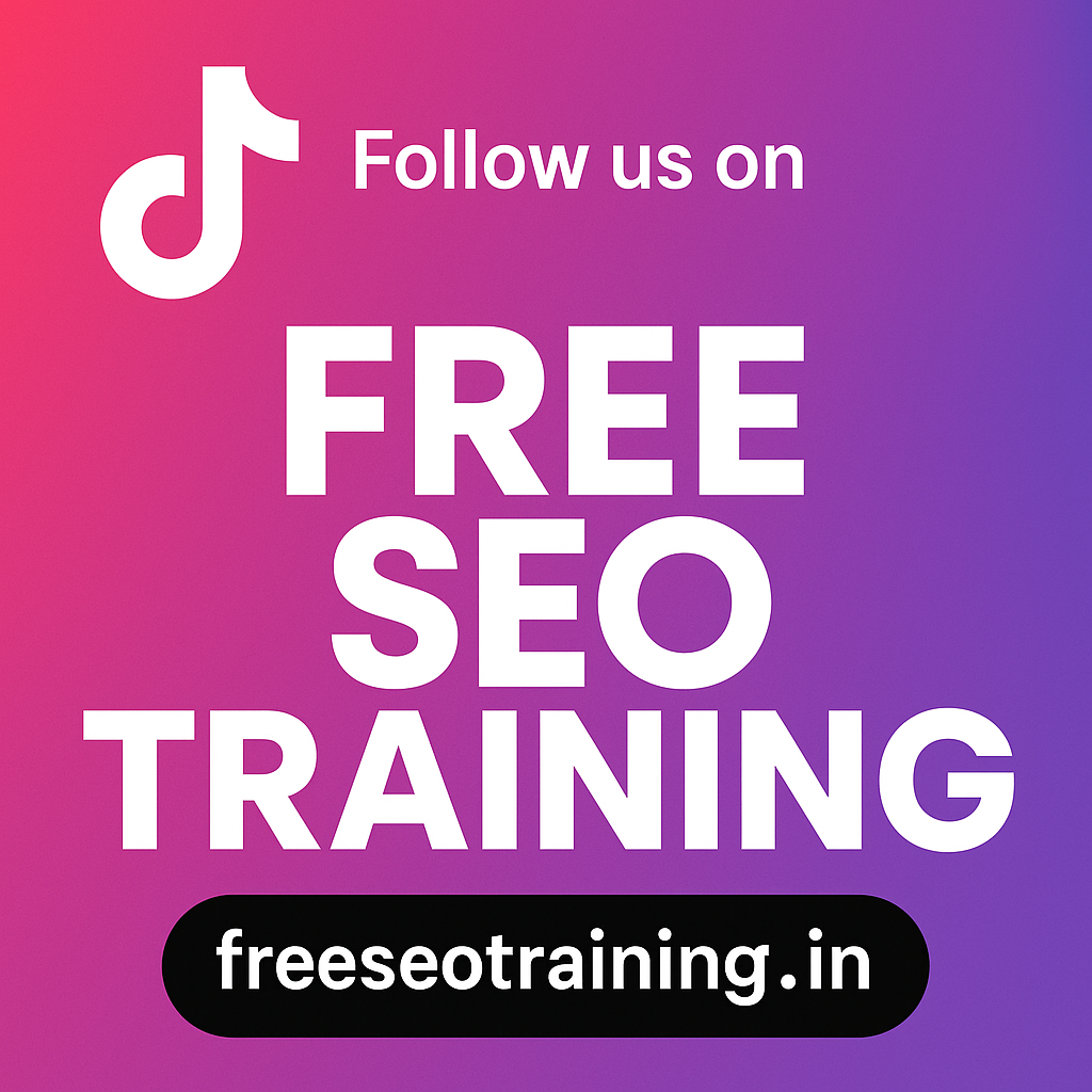 Free SEO Training for TikTok Content Creators